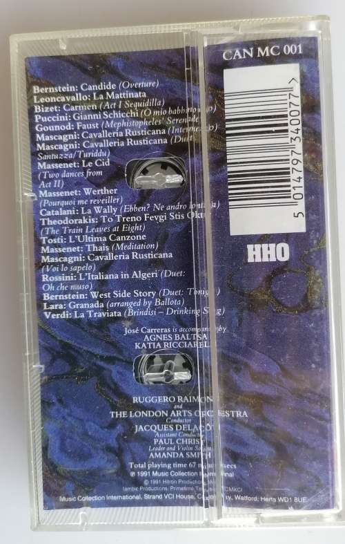 Jose Carreras and Friends tape