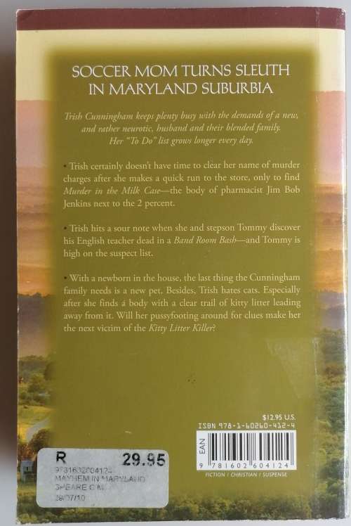 Mayhem in Maryland (three romance mysteries) by Candice Speare