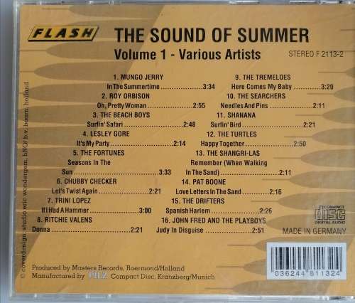 The sound of summer cd