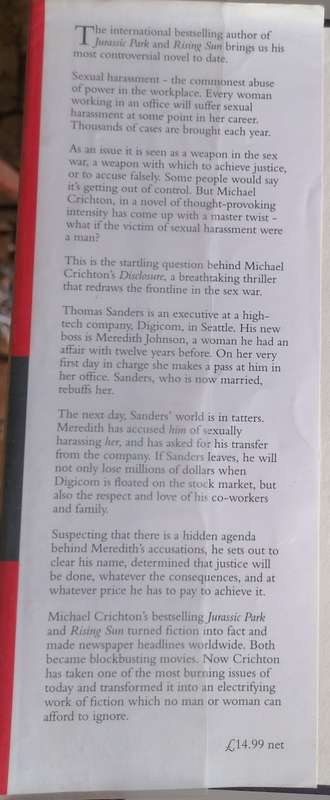Disclosure by Michael Crichton