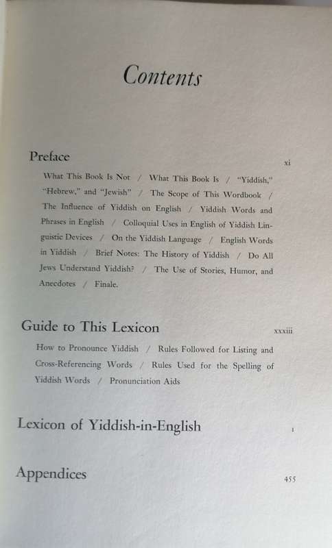 The joys of yiddish by Leo Rosten