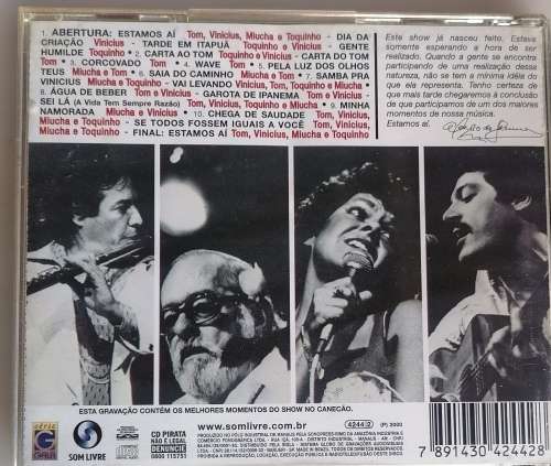 Tom, Vinicius, Toquinho, Miucha cd