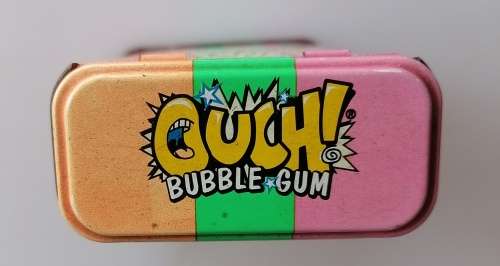 Rare Ouch Bubble gum tin