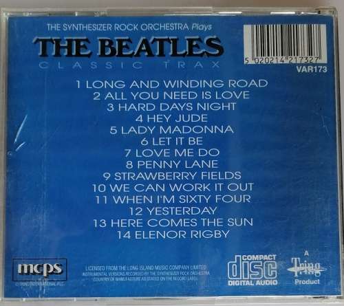The Synthesizer rock orchestra plays The Beatles cd