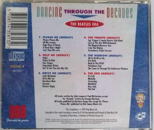 Dancing through the decades - The Beatles era cd