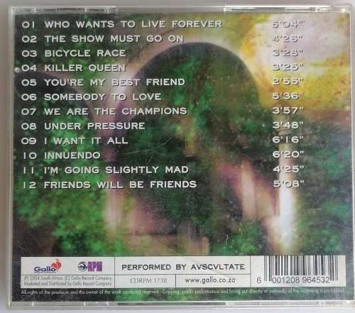 Musical chants - The songs of Queen cd