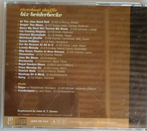 Bix Beiderbecke - Riverboat shuffle cd