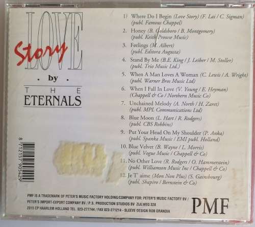 The Eternals - Love story cd