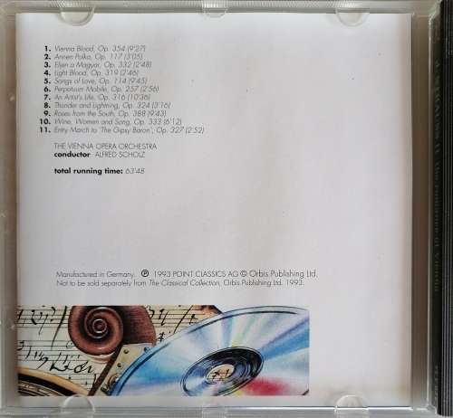 J Strauss the romance of Vienna cd