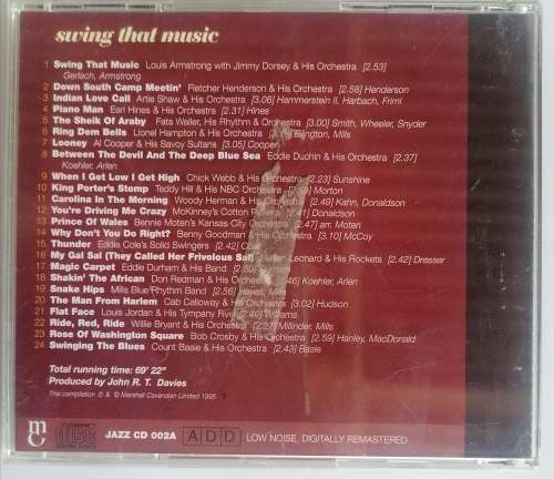 Swing that music cd