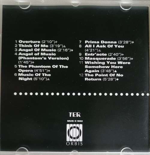 The phantom of the opera cd