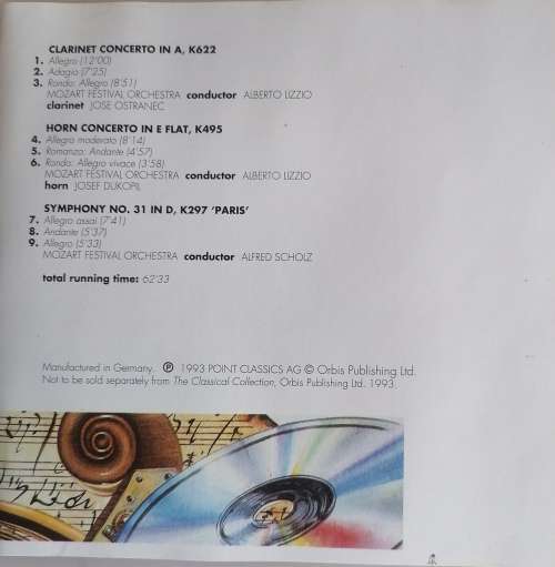 Mozart - Melodic masterpieces cd