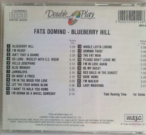 Fats Domino - Blueberry Hill cd