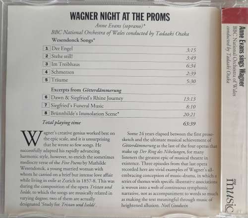 Anne Evans sings Wagner cd