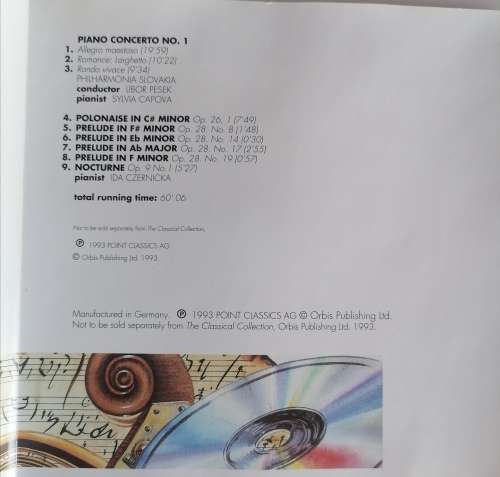 Chopin - Romantic classics cd