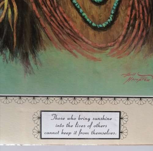 Rare Bill Hampton print/poster