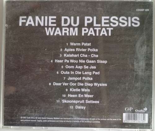 Fanie du Plessis - Warm patat cd