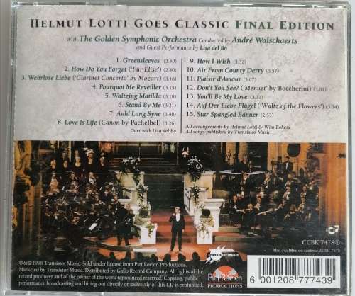 Helmut Lotti goes classic cd