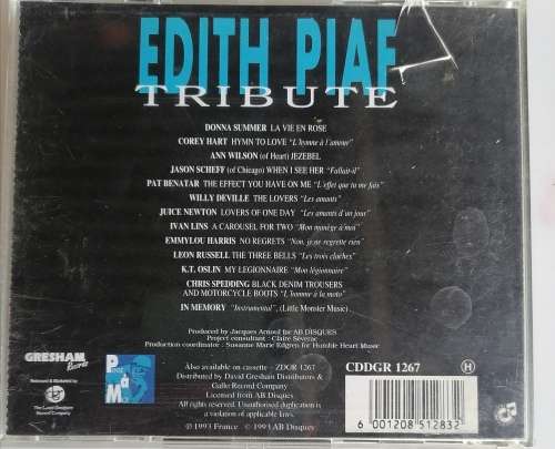 Edith Piaf - Tribute cd