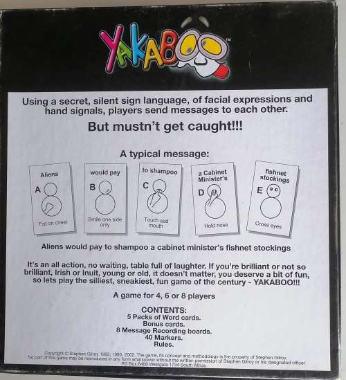 Big Brother Yakaboo game