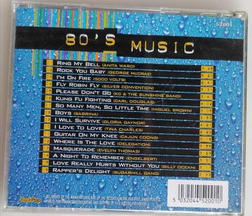 80`s music cd