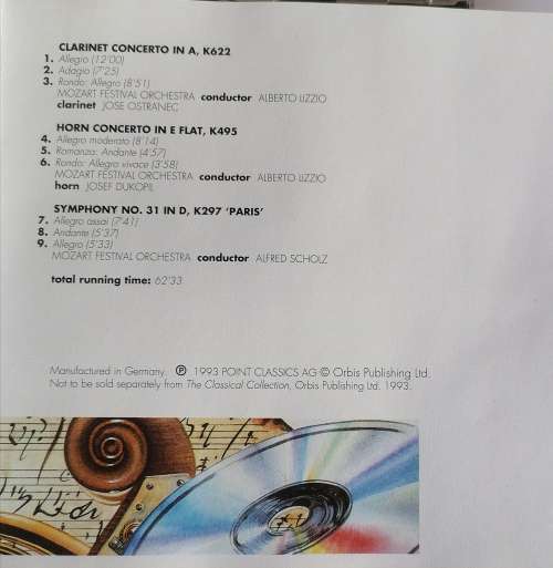 Mozart - Melodic masterpieces cd