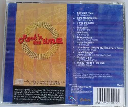 Rock `n thru time - Cool classics cd
