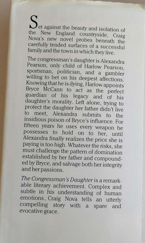 The congressman`s daughter by Craig Nova