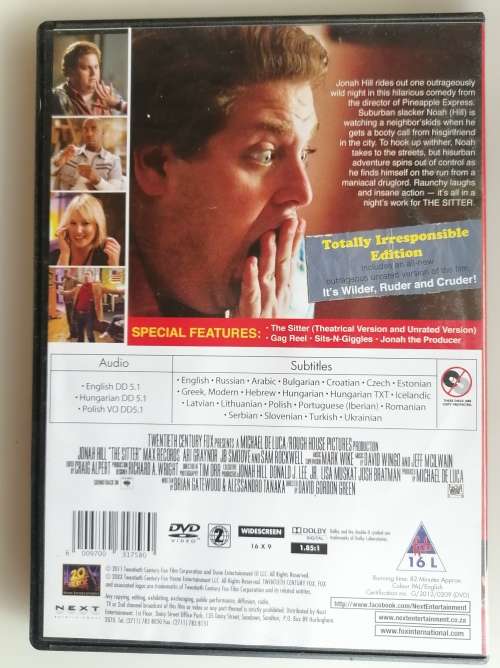 The sitter dvd