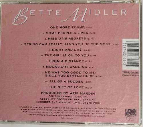Bette Midler - Some people`s lives cd