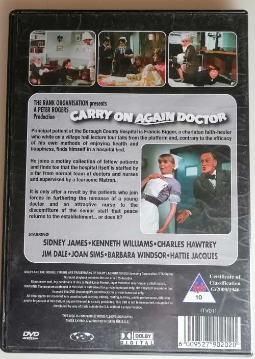 Carry on again doctor dvd