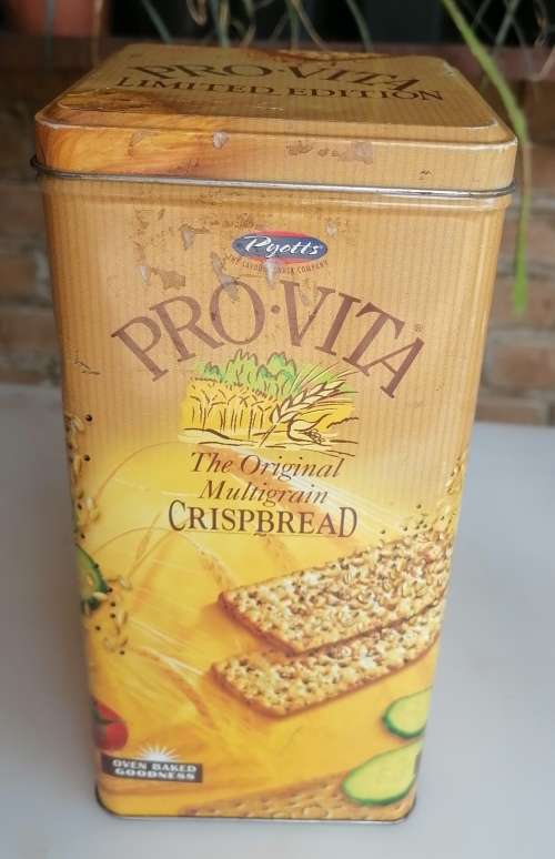 Pro-vita crispbread tin limited edition