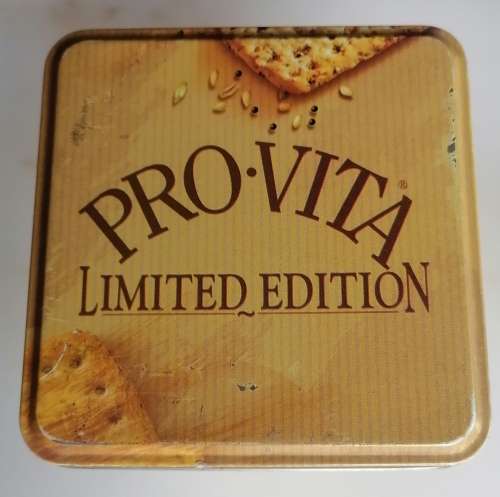 Pro-vita crispbread tin limited edition