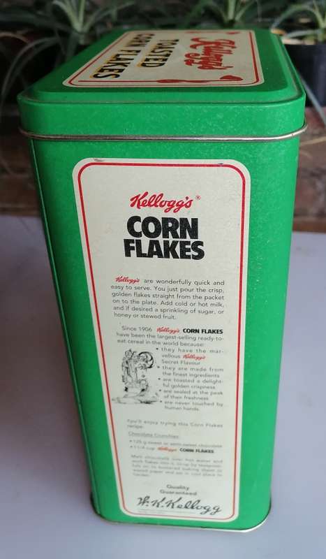 Kellogg`s corn flakes tin