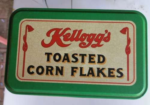 Kellogg`s corn flakes tin