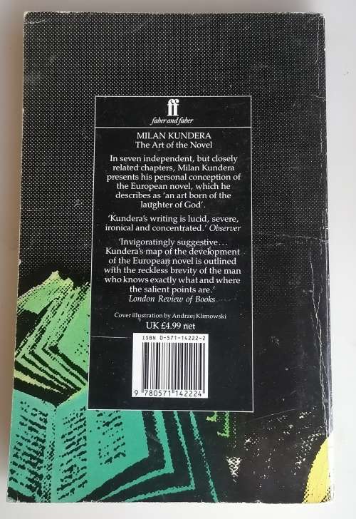 The art of the novel by Milan Kundera