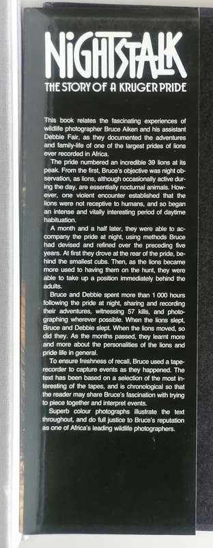 Nightstalk - The story of a Kruger pride by Bruce Aiken