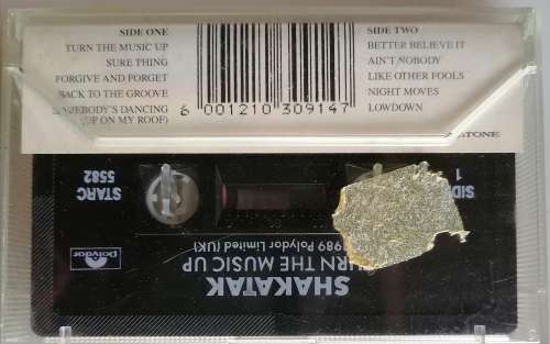 Shakatak - Turn the music up tape