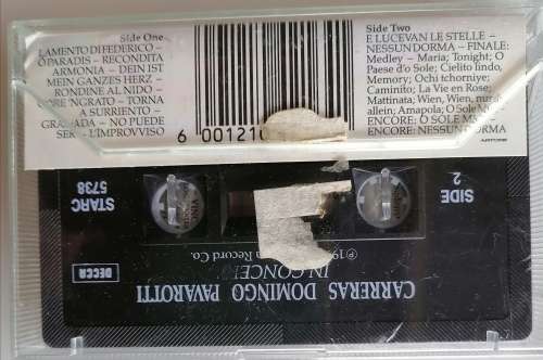 Carreras Domingo Pavarotti in concert tape