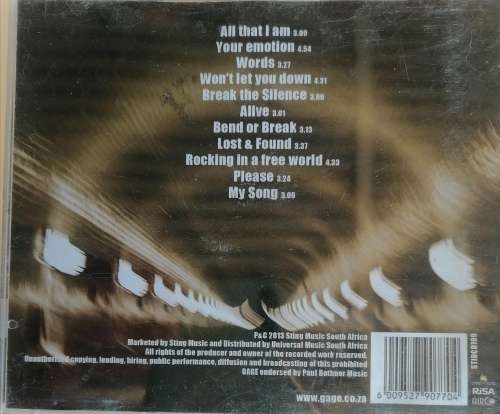 Gage - Break the silence cd