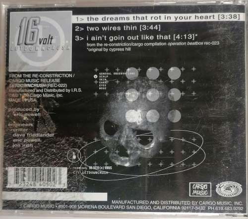 16 Volt - The dreams that rot in your heart/Two wires thin cd