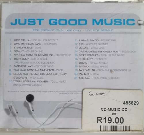 Just good music cd
