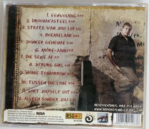 MD Greyling - Droomkasteel cd