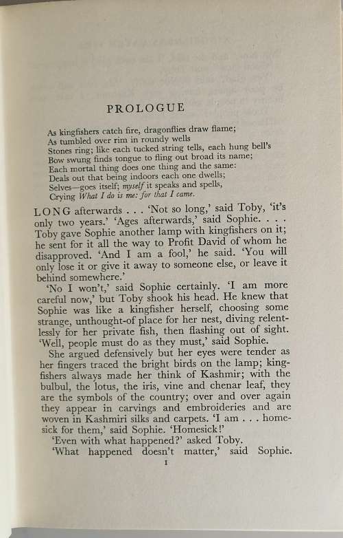 Kingfishers catch fire by Rumer Godden