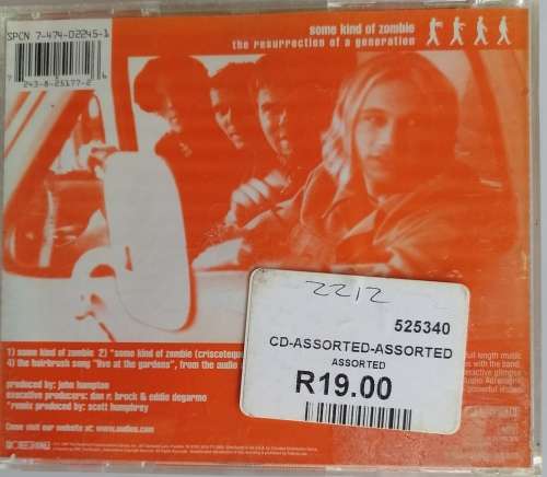 Audio Adrenaline - Some kind of zombie cd