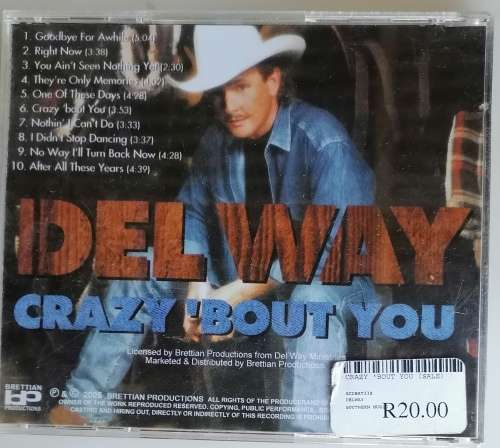 Del Way - Crazy `bout you cd