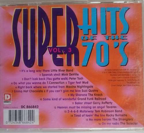 Super hits of the 70`s vol 3 (cd)