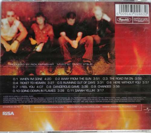 3 Doors down - Away ftom the sun cd