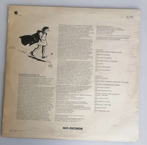 Tim Rice and Andrew Lloyd Webber - Joseph and the amazing technicolor dreamcoat lp
