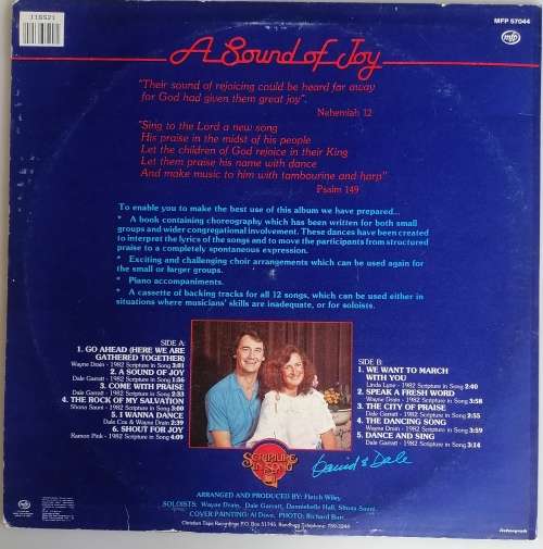 A sound of joy lp